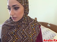 Pounded muslim babe jizzed in mouth